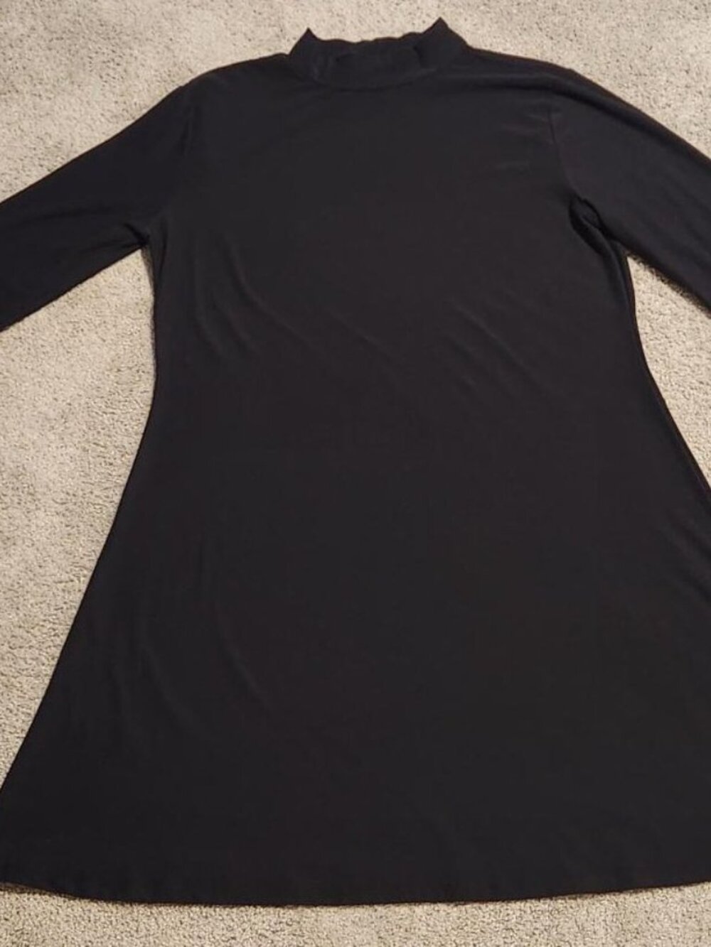 Mudd black mock-neck midi dress